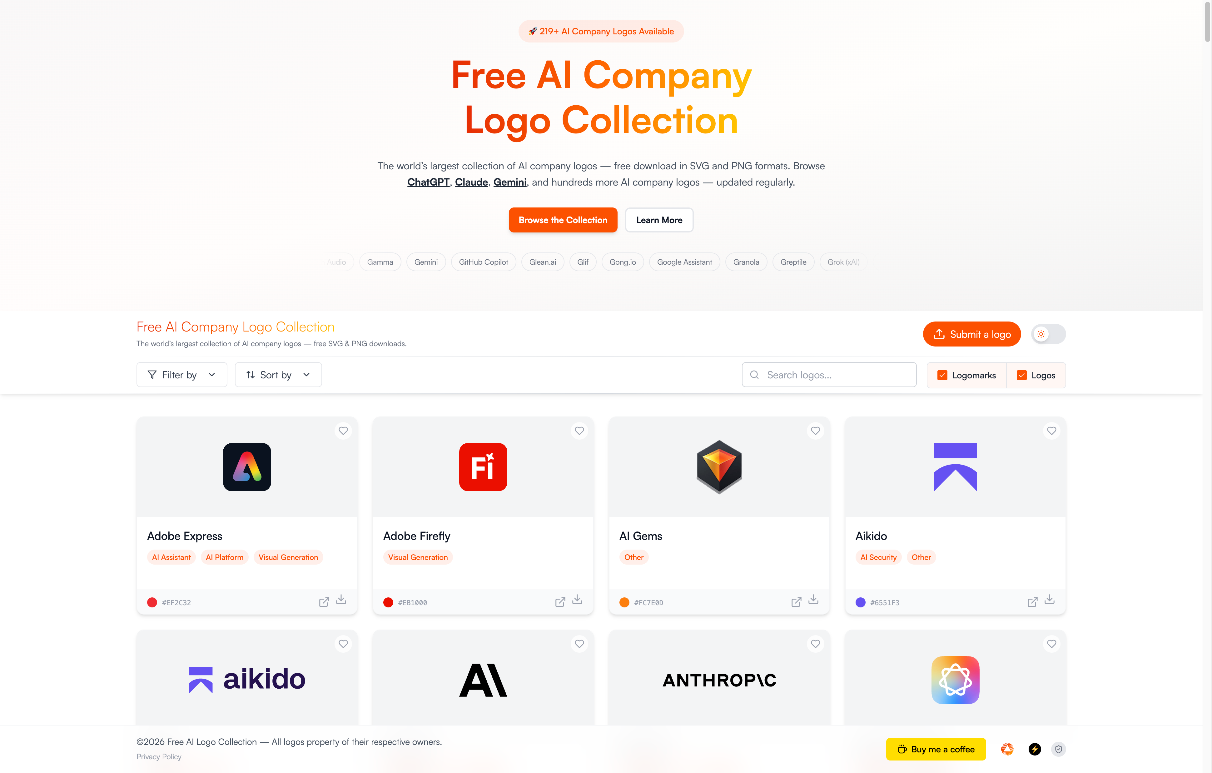 Free AI Company Logo Collection gallery image
