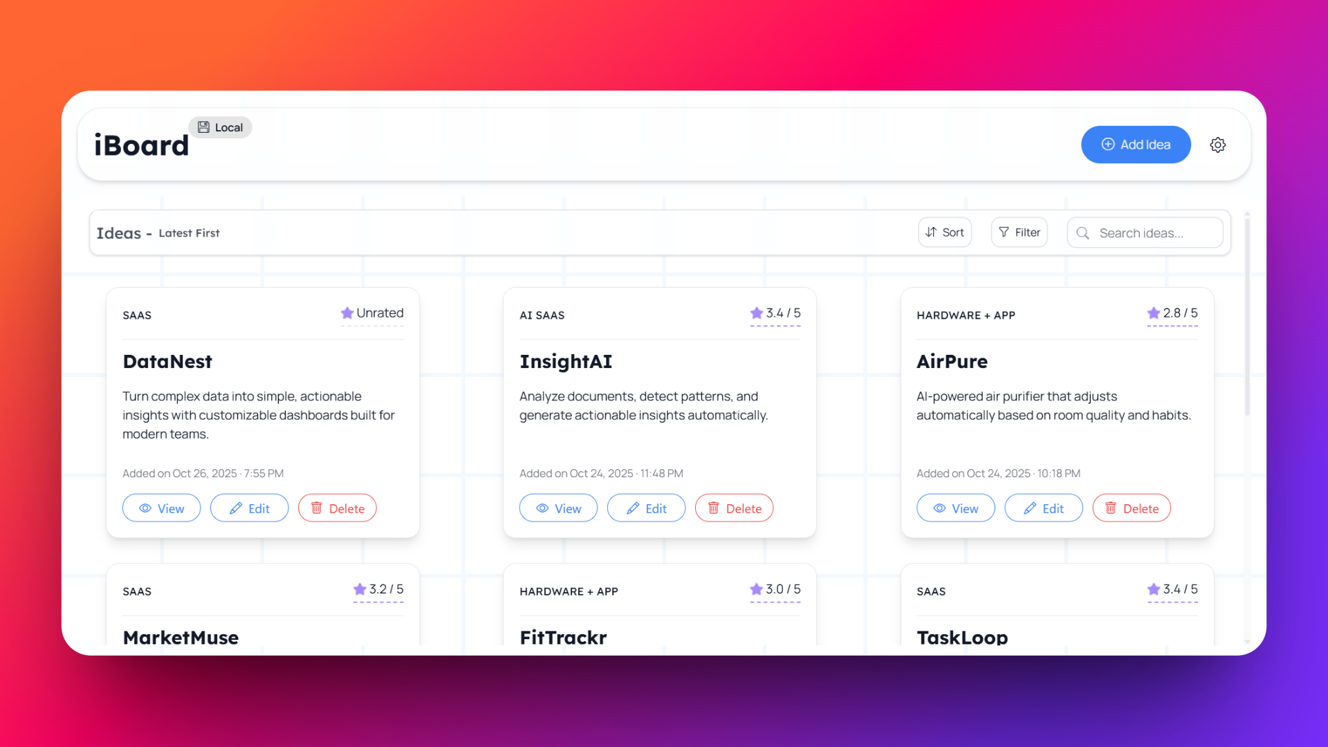 iBoard gallery image