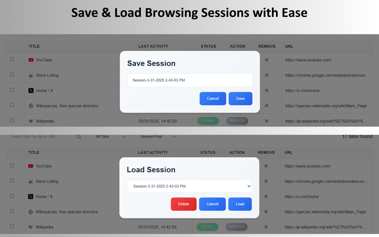Tab Logger - تبسيط تصفحك media 3