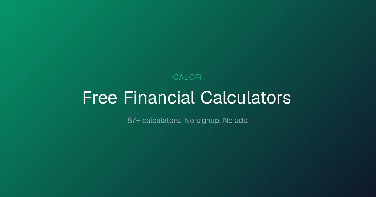 CalcFi screenshot 1 CalcFi screenshot 1