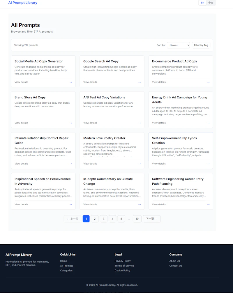 AI Prompt Library screenshot 3