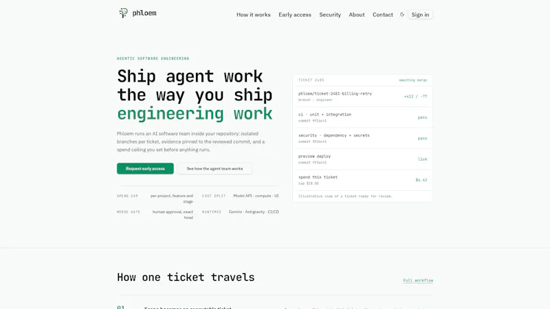 Phloem screenshot 1