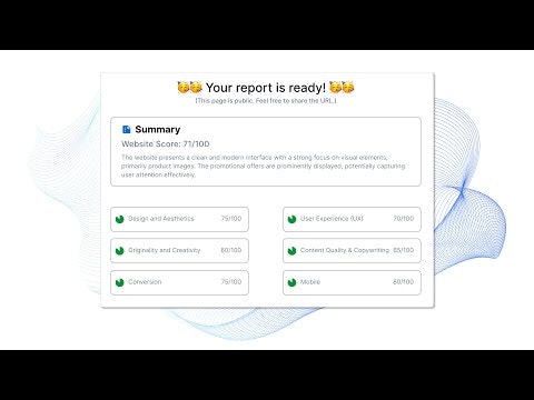 startuptile GetWebsite.Report-AI powered website audit tool enhance UX & boost conversion