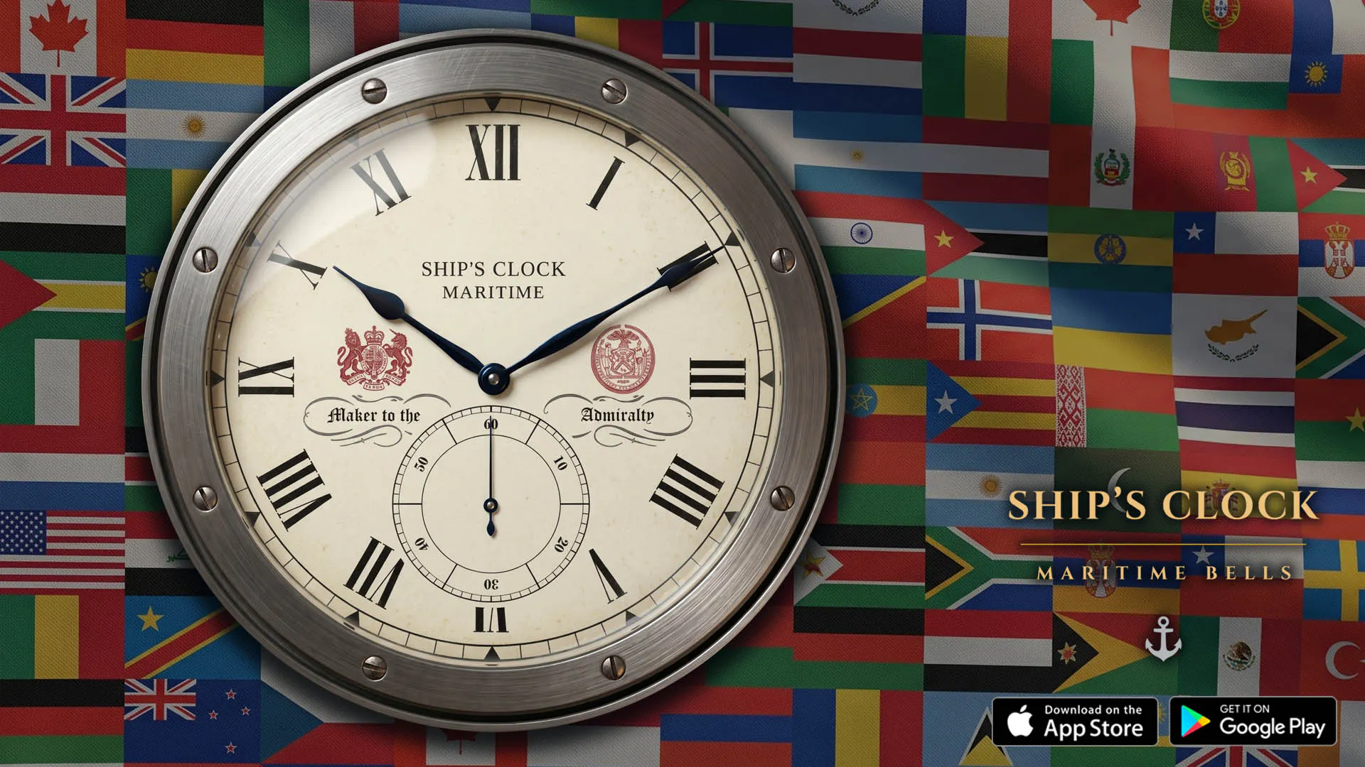 Ship's Clock Maritime Bells app gallery image