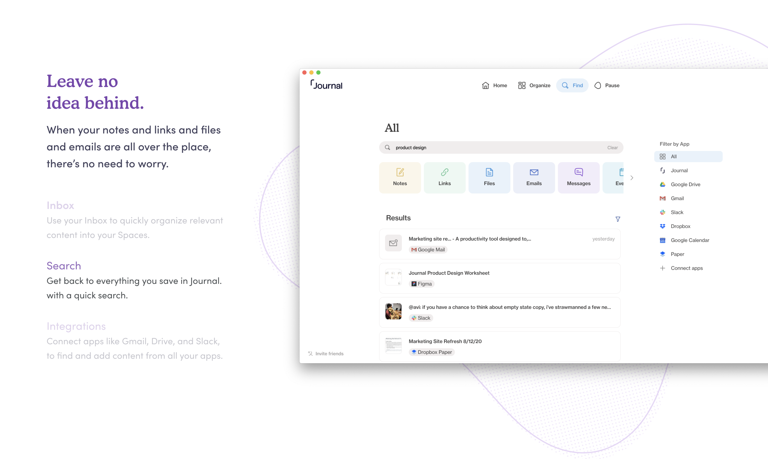 Journal 2.0 for Desktop gallery image