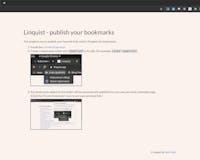 Linquist - publish your bookmarks media 1