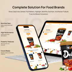 Delicious Food Shopify Theme gallery image