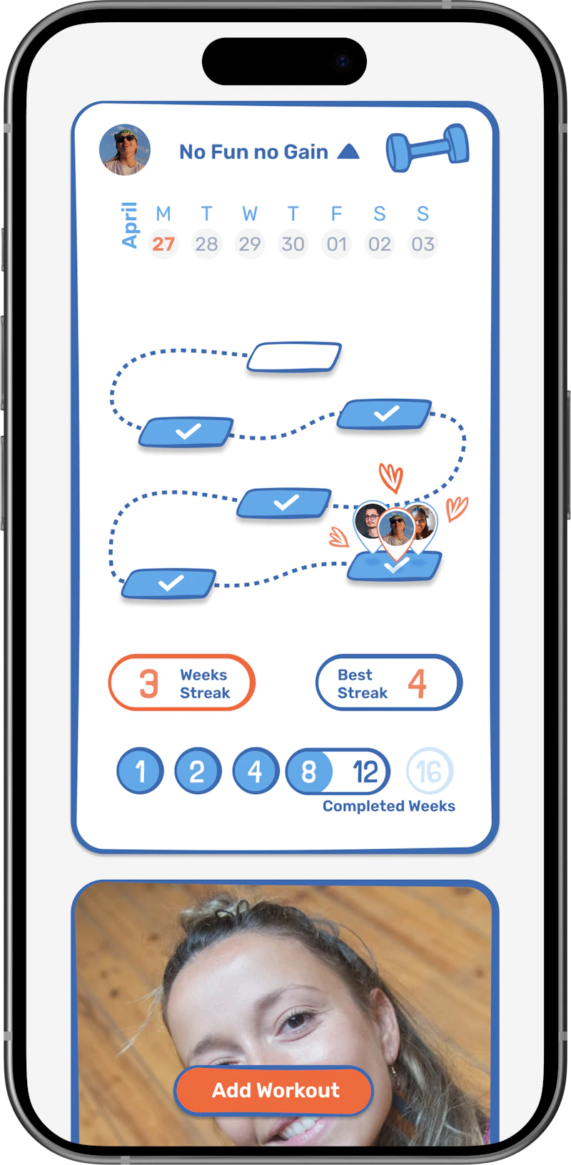 Gynus: Gym & Workout Groups screenshot 3