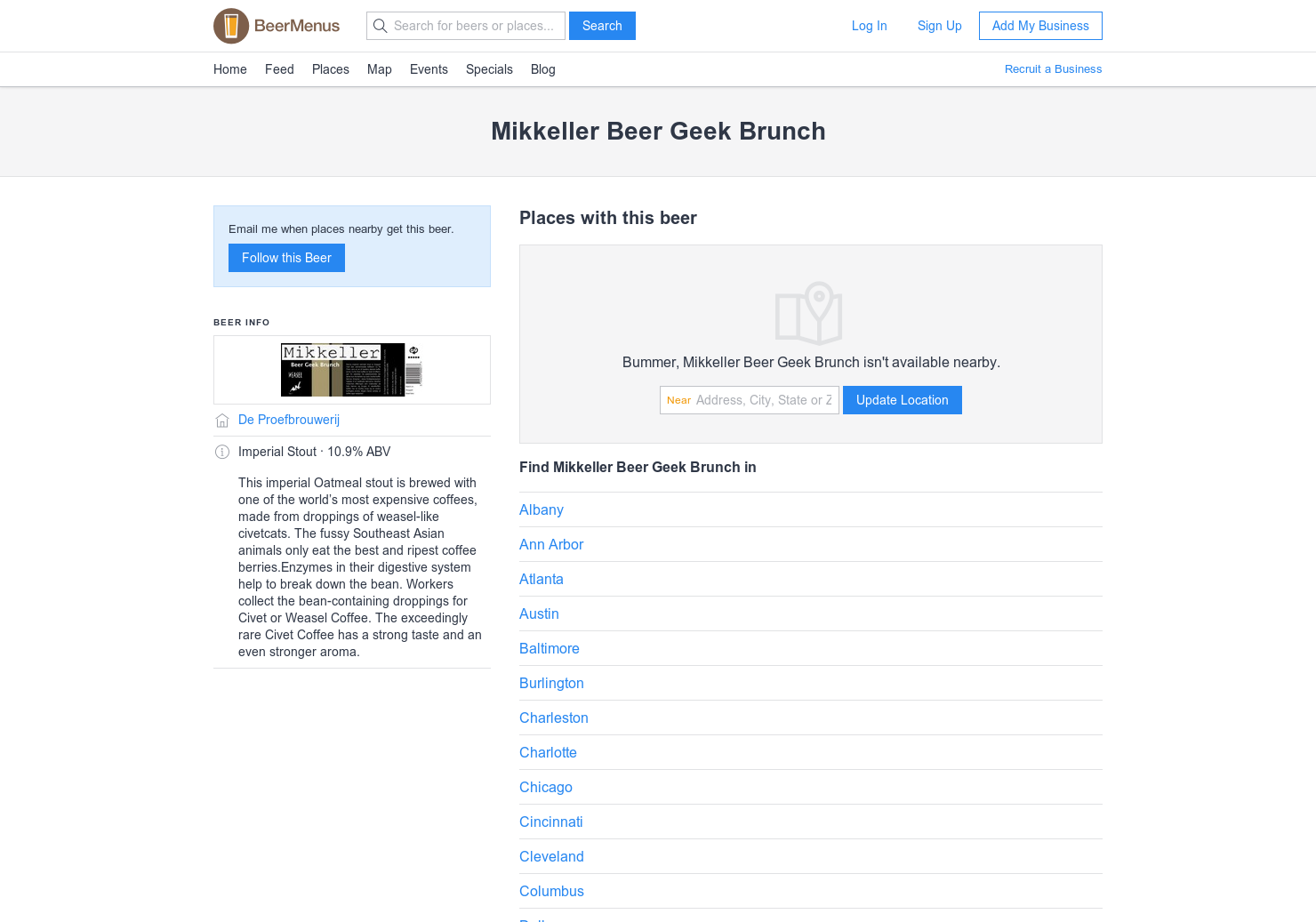 Mikkeller Geek Brunch 