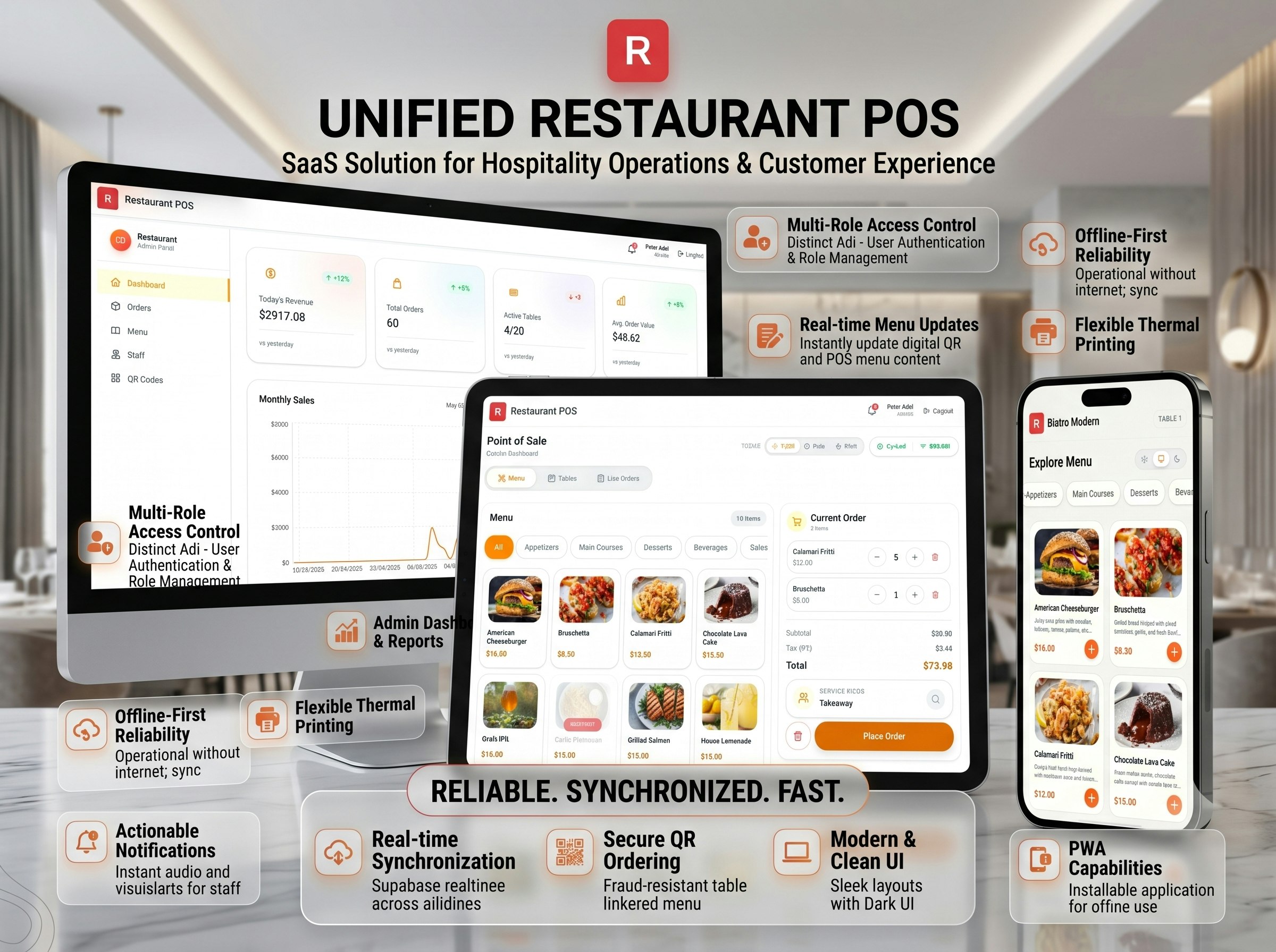 Offline-First Restaurant POS SaaS gallery image