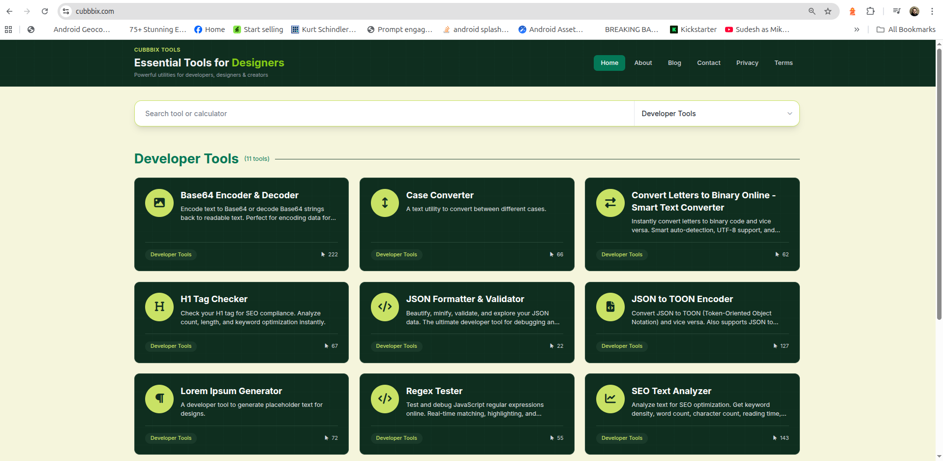 Cubbbix Tools - Main product screenshot demonstrating key features and user interface