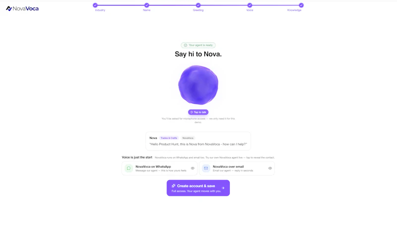 Nova screenshot 1
