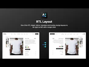 RTL Layout - Figma Plugin gallery image