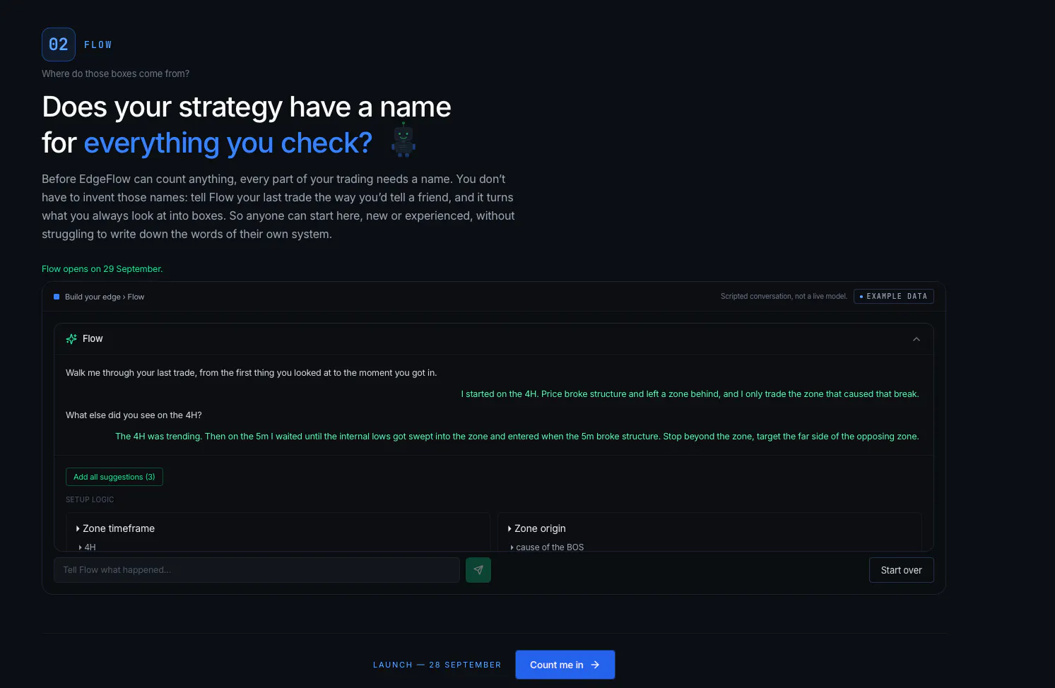 EdgeFlow — Build Your Edge in the market gallery image