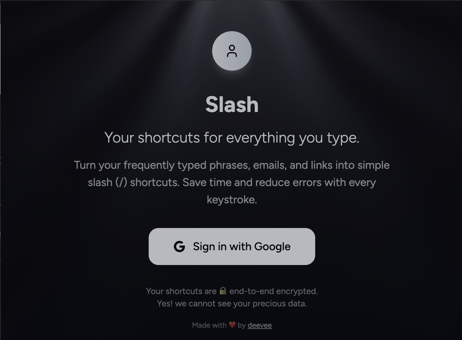Slash - Screenshot 2 showing product features and functionality