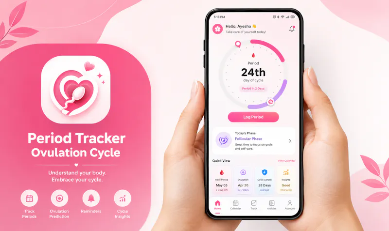 Period Tracker Ovulation Cycle screenshot 1