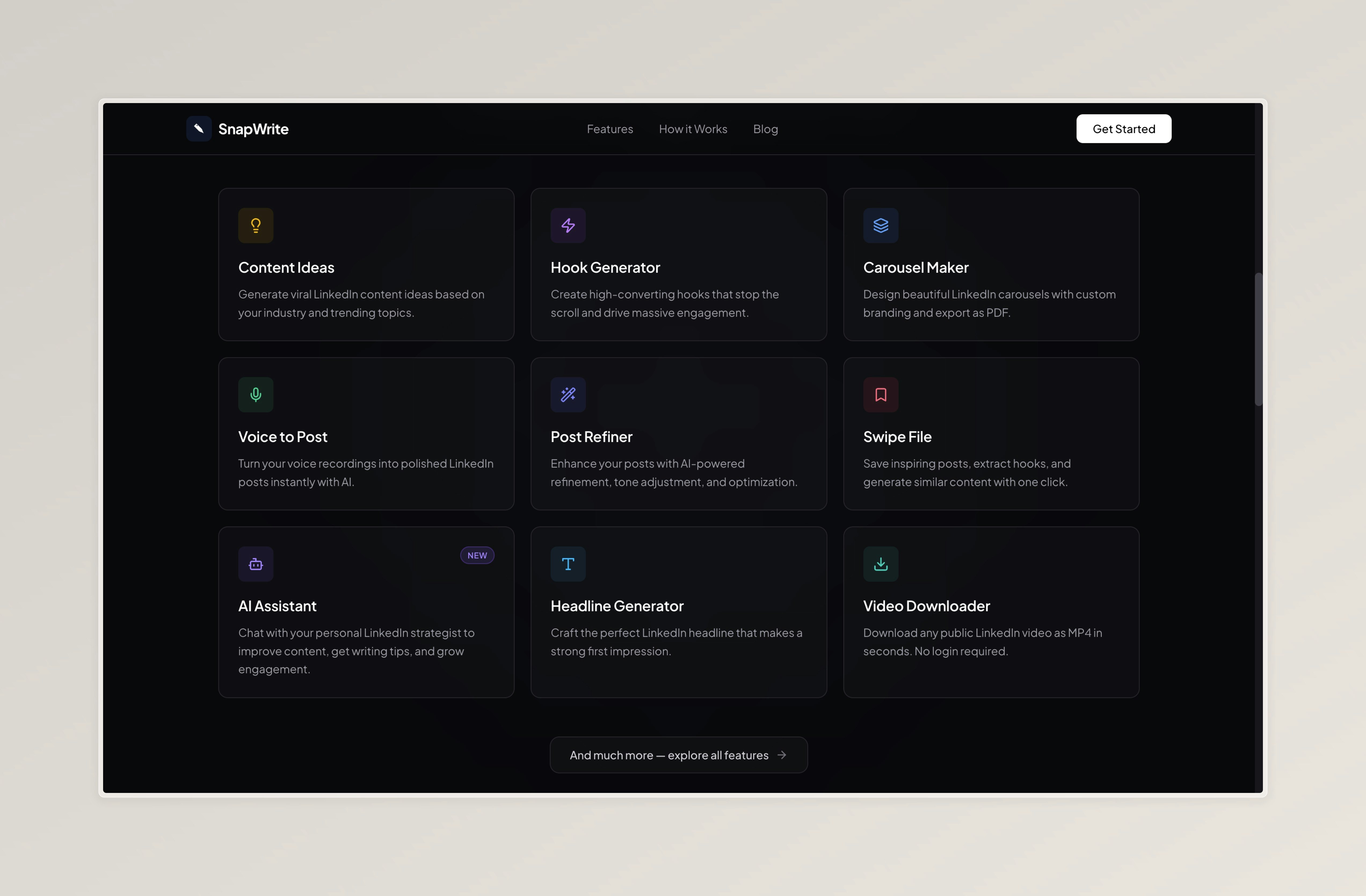 SnapWrite gallery image