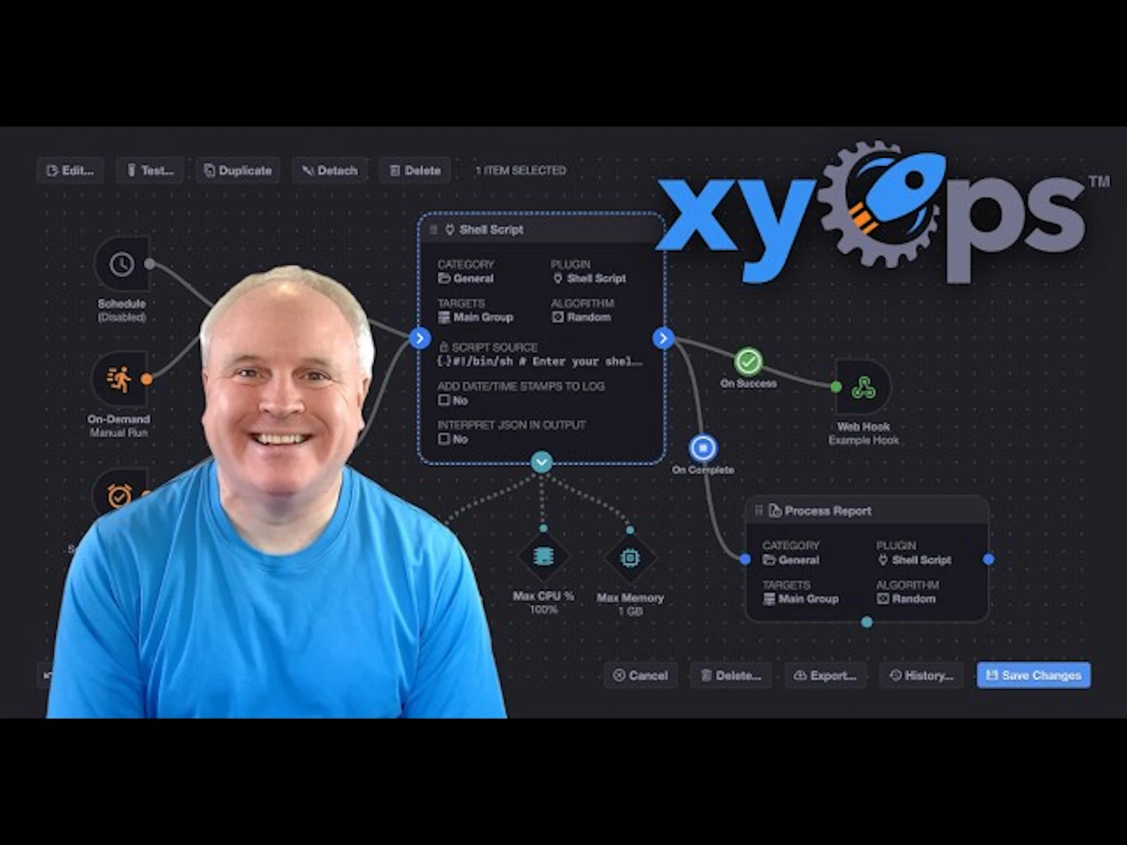 xyOps screenshot 1 (video preview)
