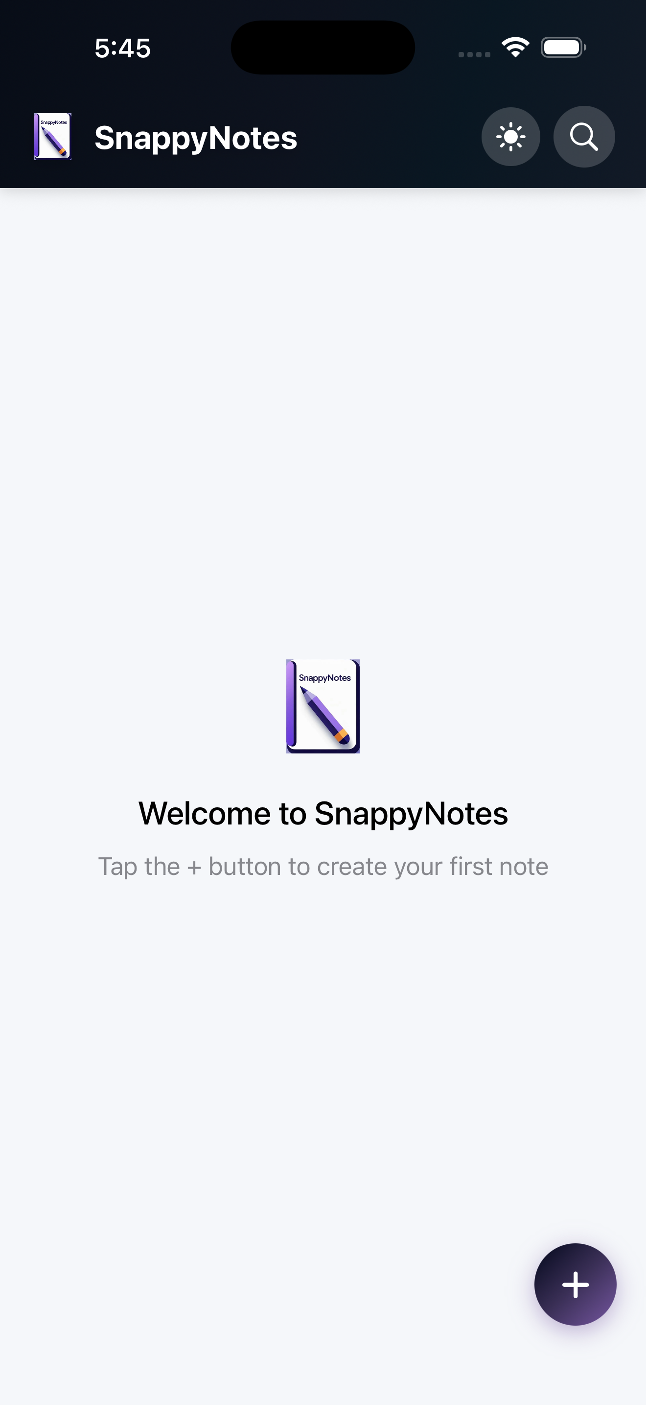 SnappyNotes - Screenshot 2 showing product features and functionality