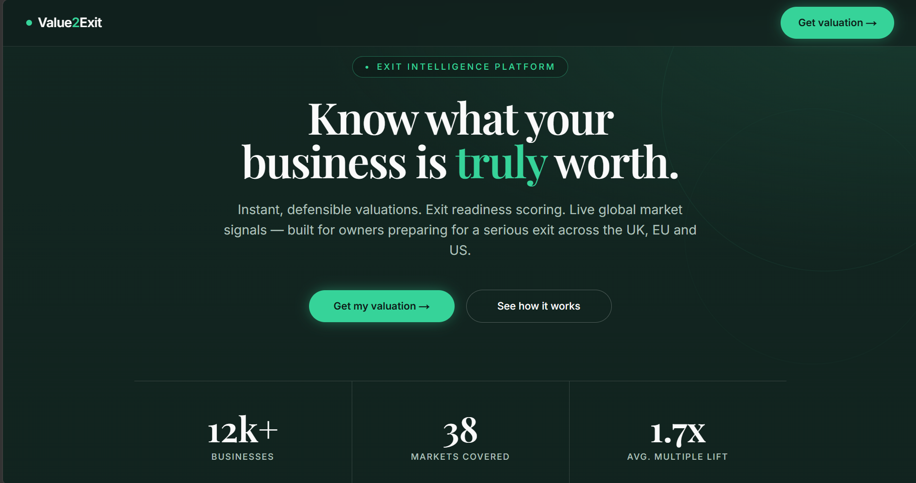 Value2Exit — Valuation & Exit Readiness gallery image