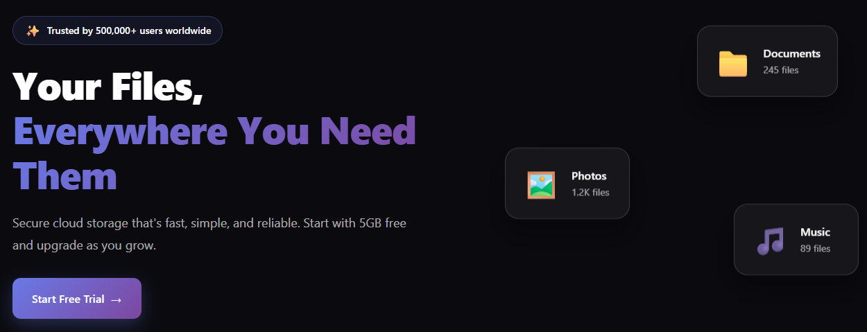 Stor8 - Main product screenshot demonstrating key features and user interface