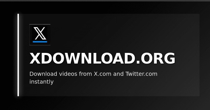 Media X (Twitter) Trình tải xuống video - Tải xuống video từ X.com & Twitter ngay lập tức 1