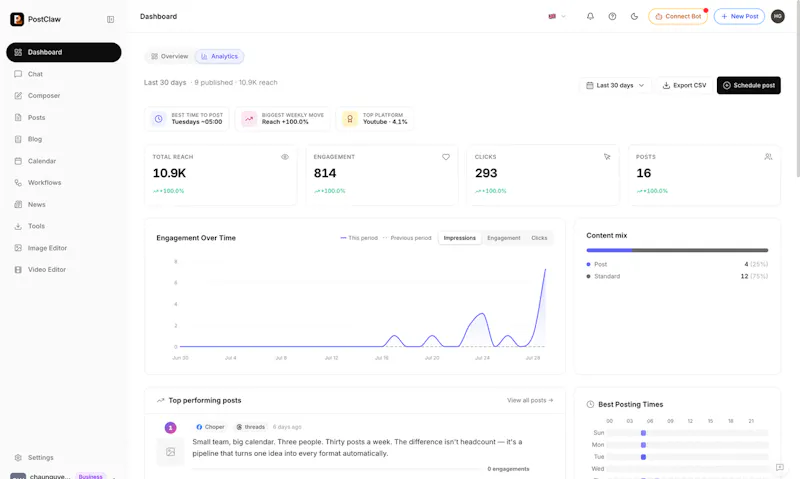 PostClaw screenshot 5