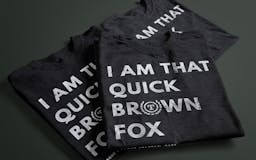 The Quick Brown Fox Tee media 2