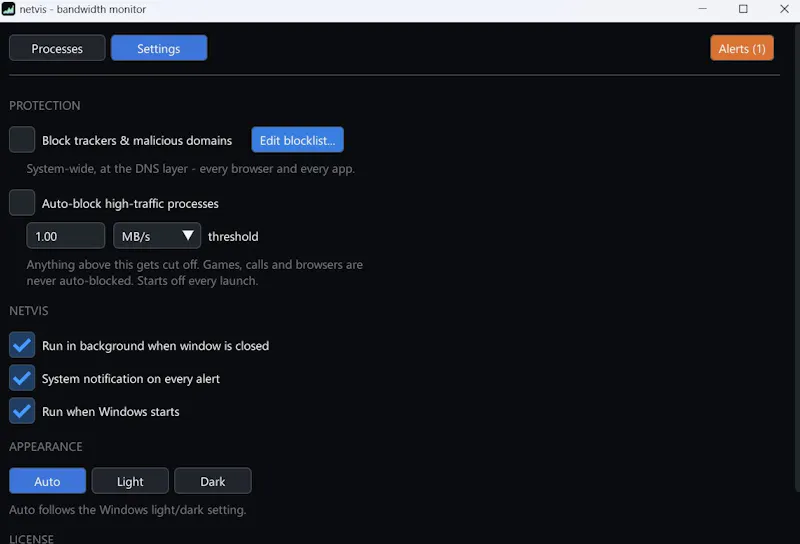netvis - bandwidth manager screenshot 5