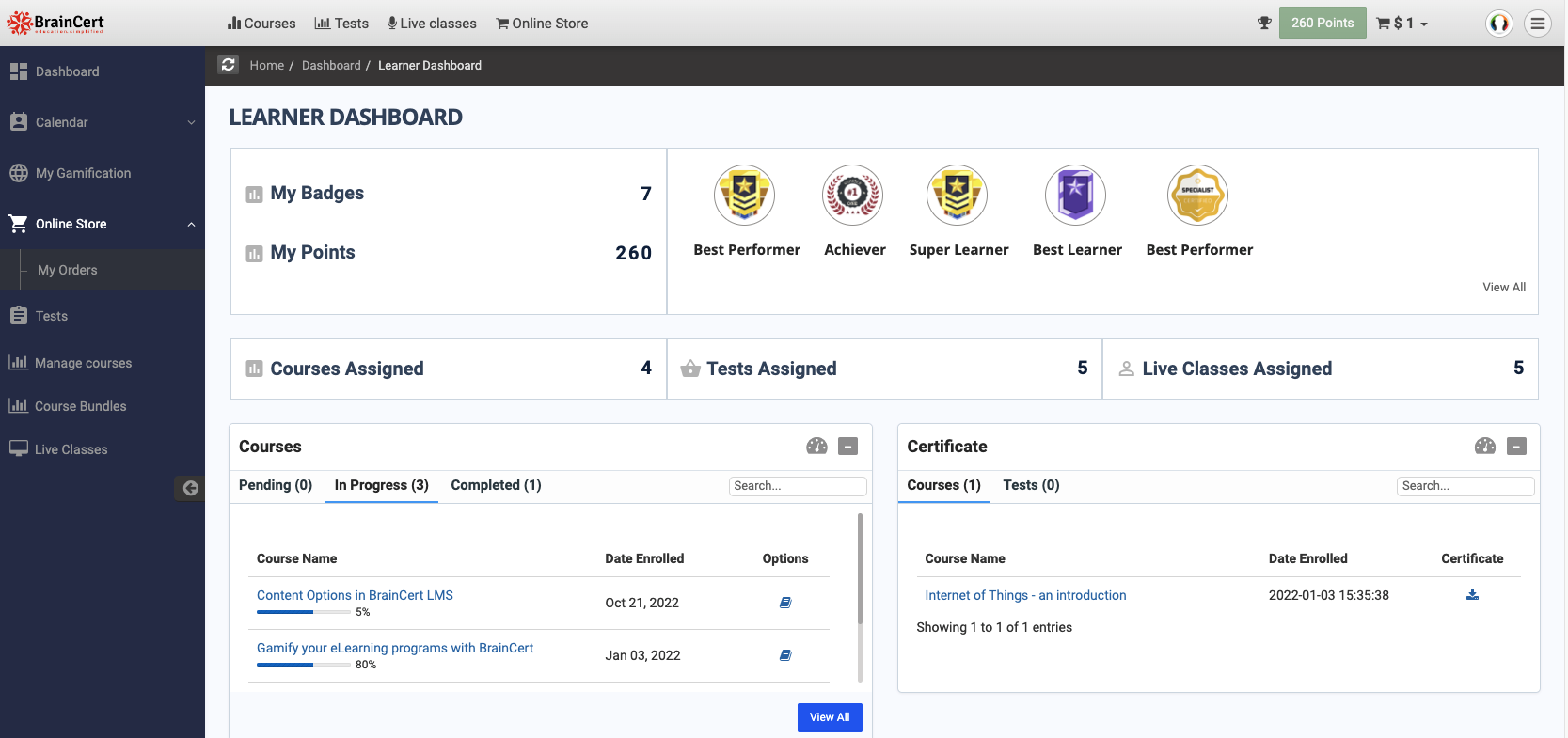 BrainCert gallery image