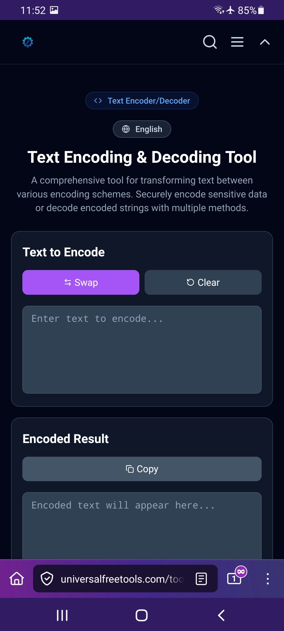Text encryption gallery image