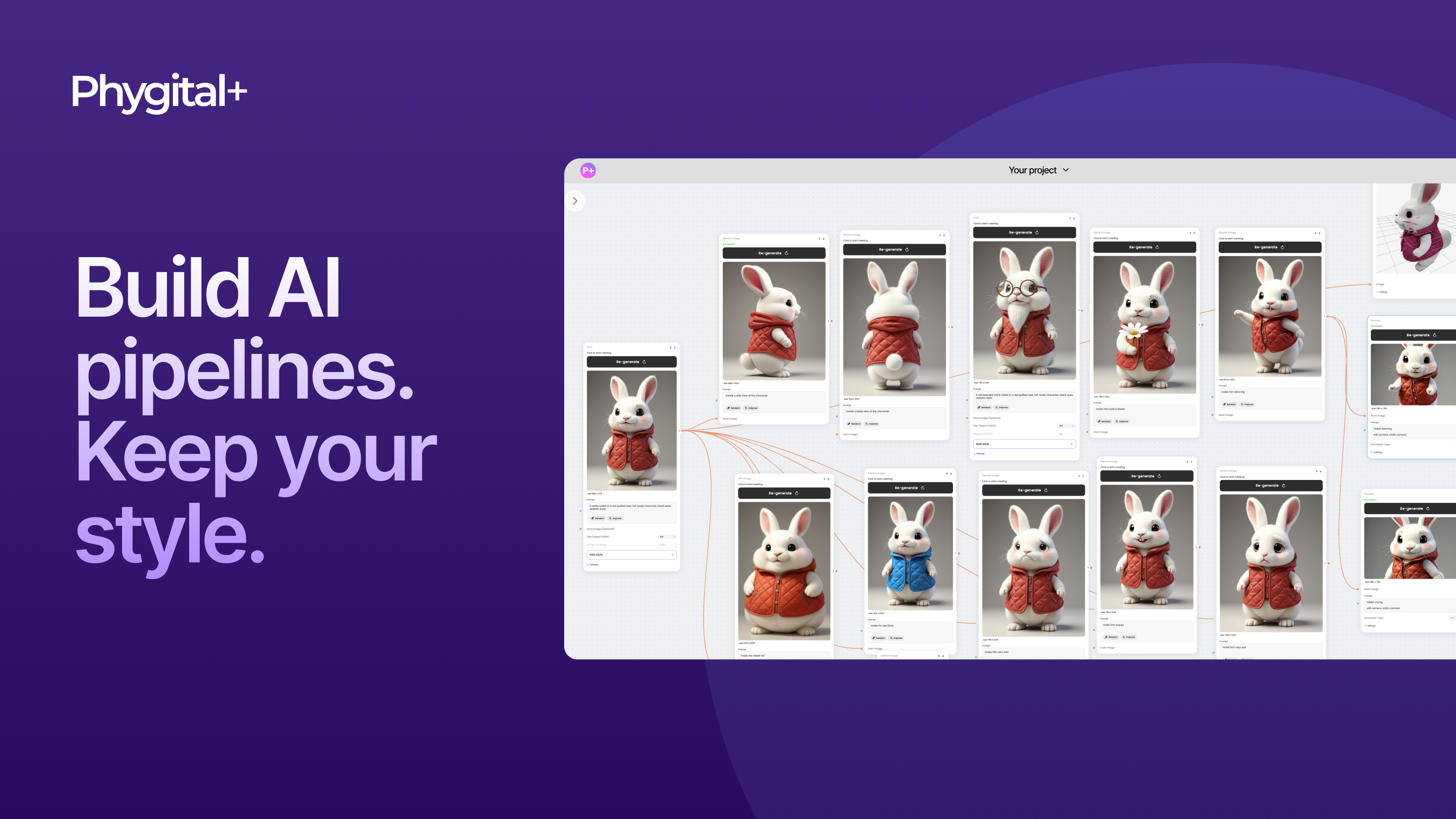 Phygital+ AI Design Canvas - Create AI pipelines that deliver your style, every time. media 5