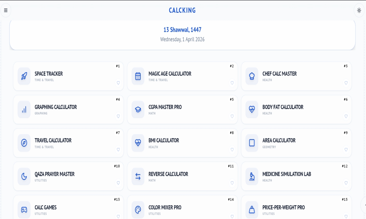 CalcKing | Calculator gallery image