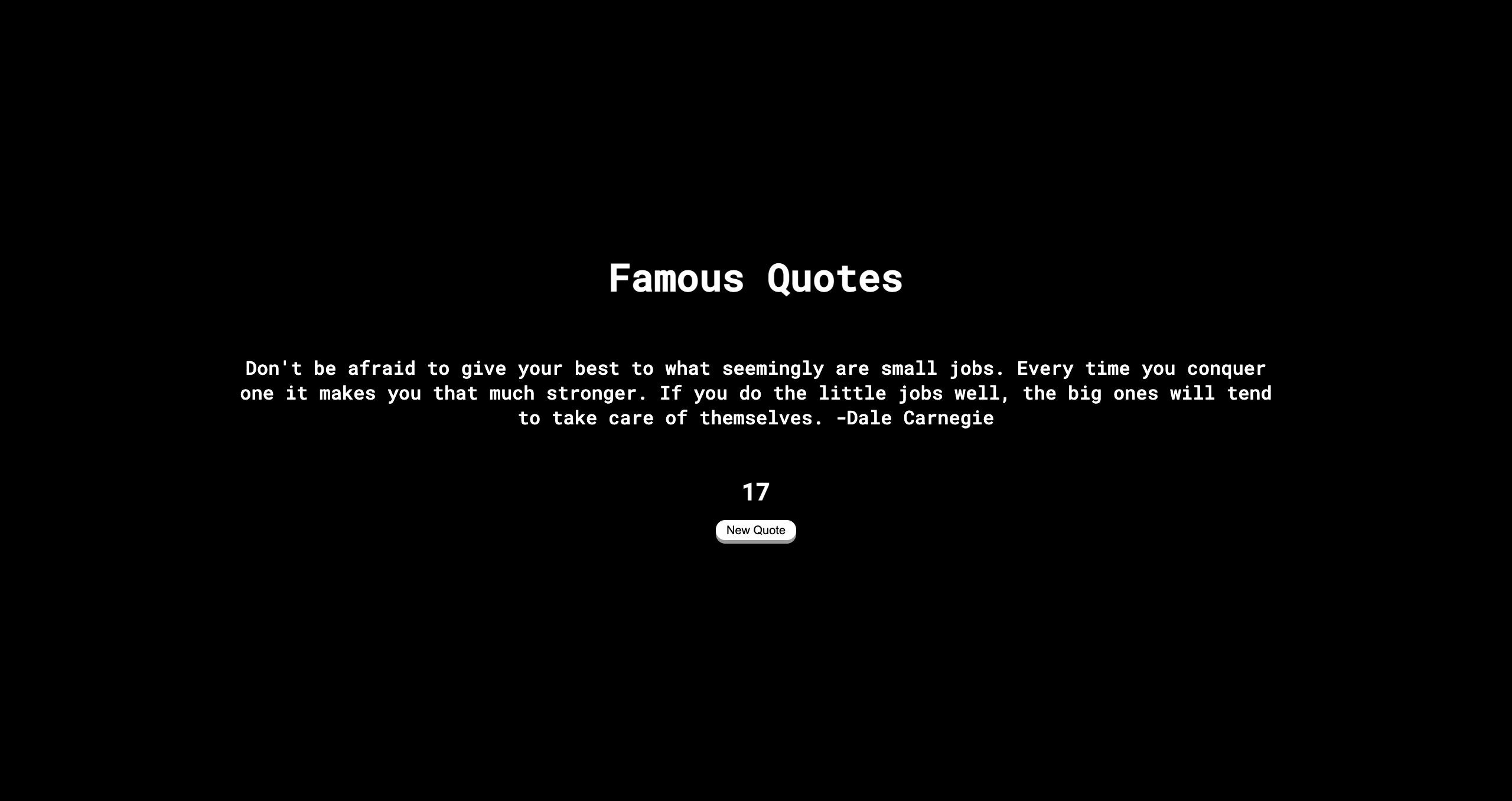 Minimalist Quote App with 50.000+ Quotes