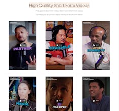 Unlimited Short Form Videos gallery image