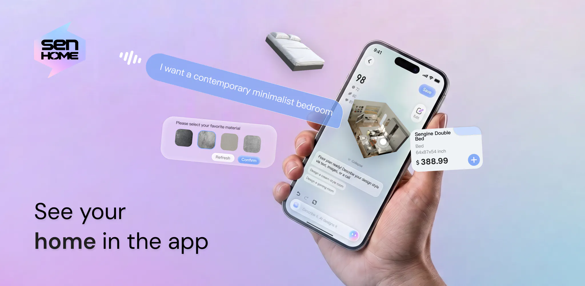 SenHome: AI Home Design 3D gallery image