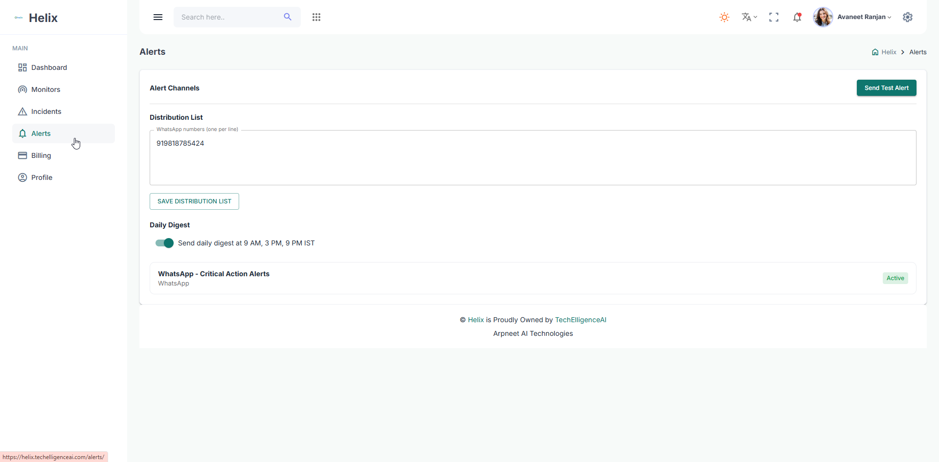 Helix - Screenshot 3 showing product features and functionality