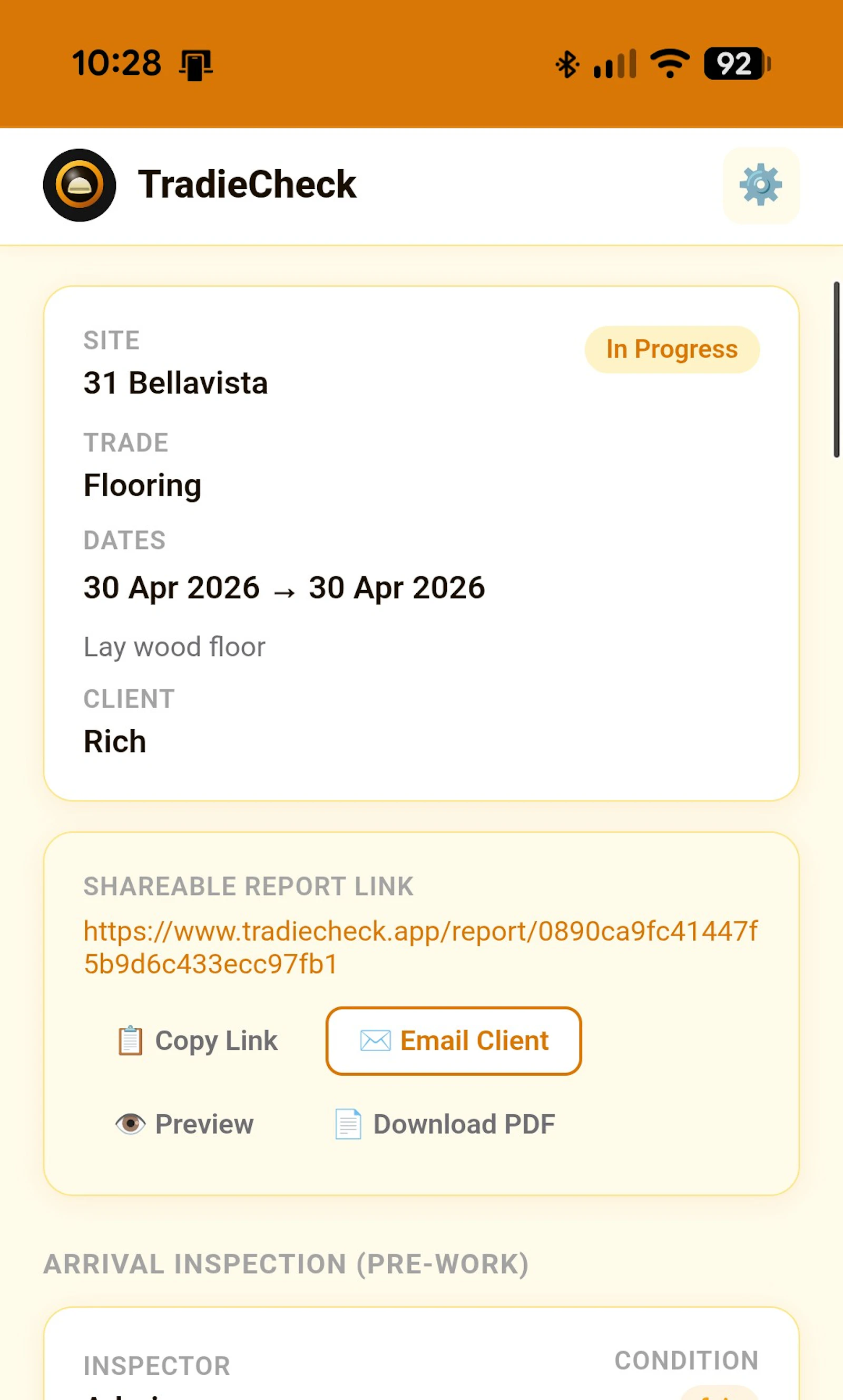 TradieCheck — Proof Before You Start screenshot 3