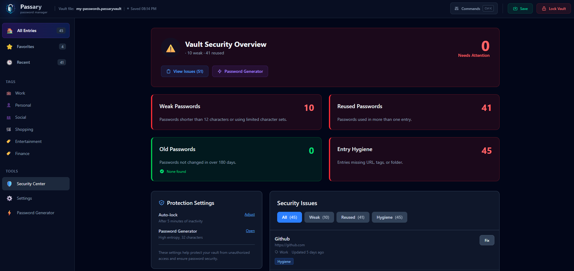Passary, Zero-knowledge Password Manager gallery image
