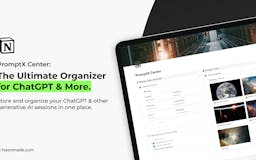 PromptX Center - ChatGPT Organizer media 1