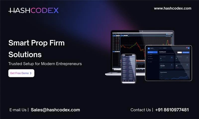  Prop Firm Solutions by Hashcodex - Main product screenshot demonstrating key features and user interface