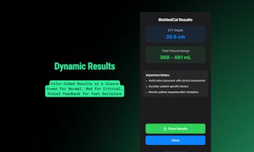 BioMedcal: Medical Calculator/Converter gallery image