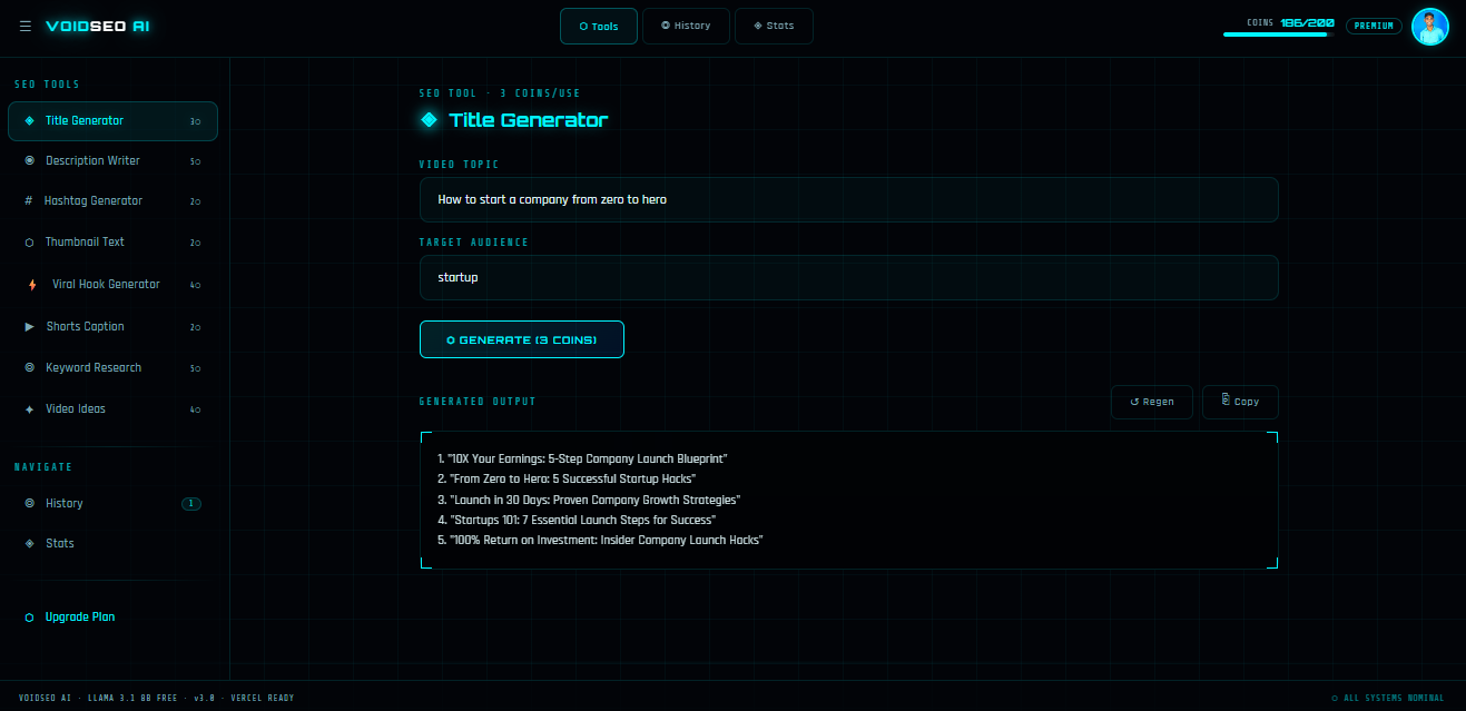 VoidSEO AI gallery image