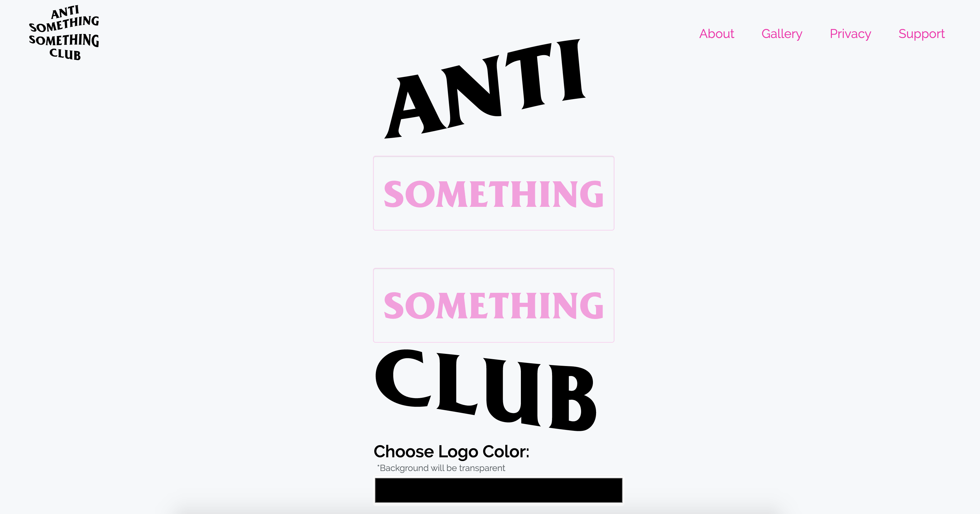 Anti Custom Club - ASSC Logo Generator gallery image