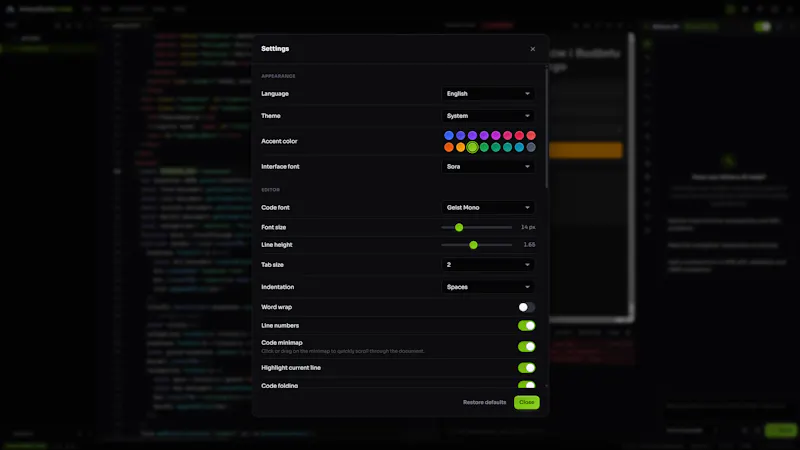 AtheraStudio Code screenshot 4