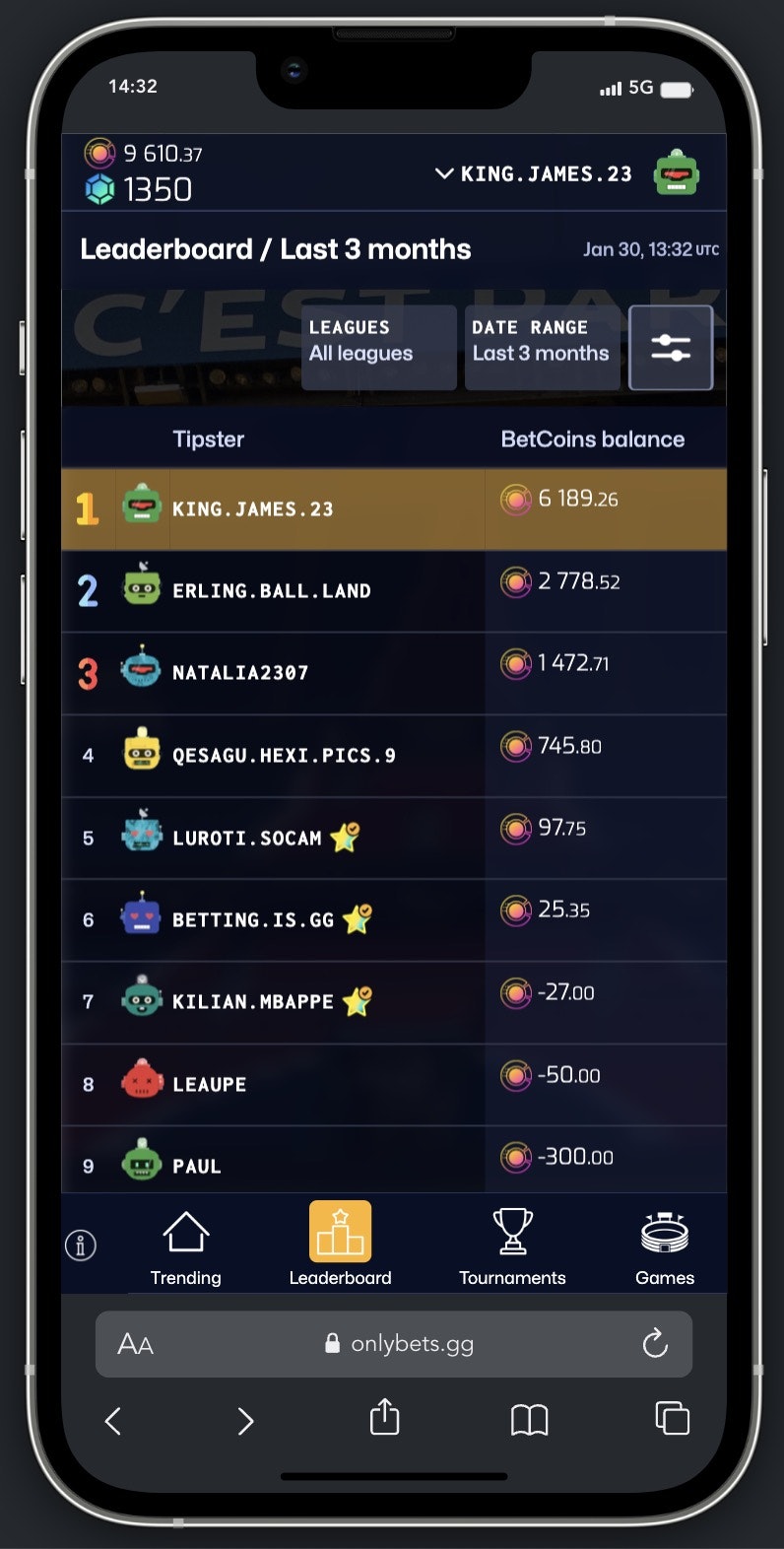 OnlyBets.gg - 무료 판타지 스포츠 베팅 플랫폼 및 네트워크 미디어 5