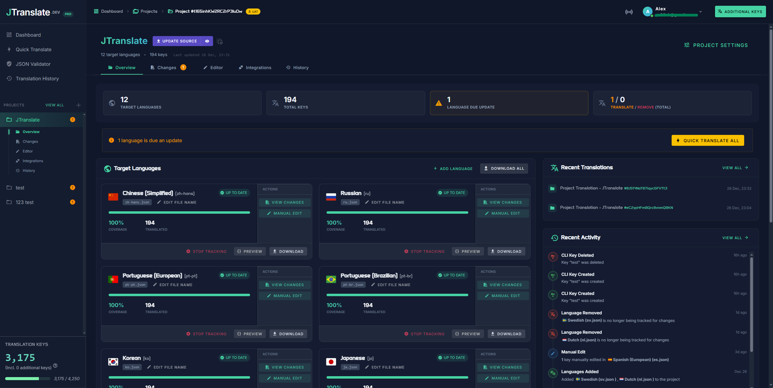 JTranslate - Screenshot 2 showing product features and functionality