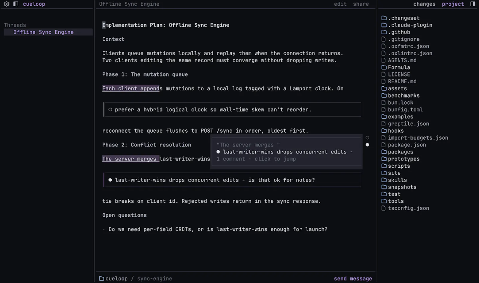 cueloop screenshot 1