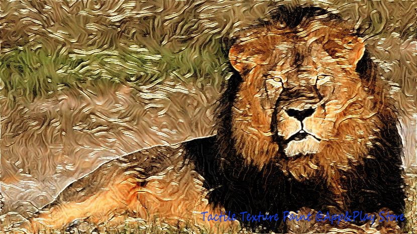 Pintura táctil - Imagen de repintado usando texturas para generar pinturas de estilo media 1