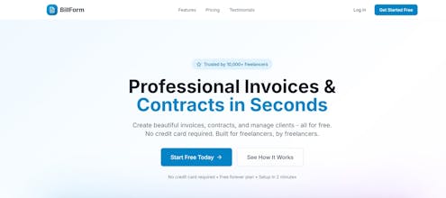 BillForm gallery image